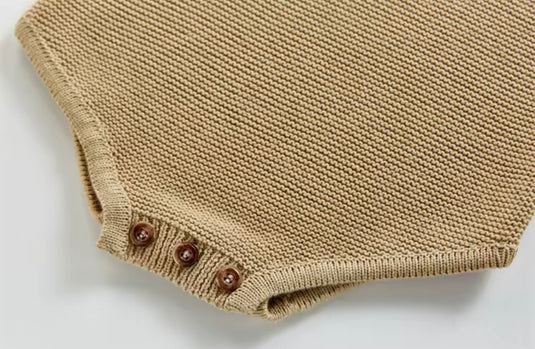 Combinaison bébé garçon tricot coton doux + bonnet – Kali