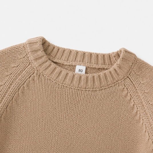 Pull en tricot de coton pour bébé et garçon – Automne-Hiver