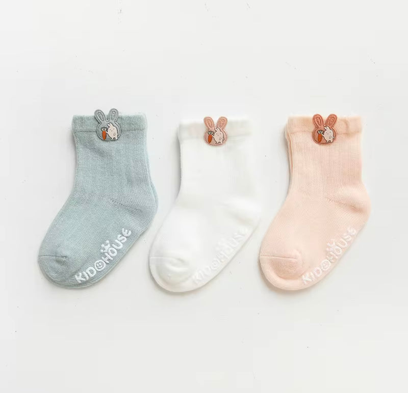 Chargez l'image dans la visionneuse de la galerie, Ensemble de 3 paires de chaussettes Kali - Boutique Kaki Lilas
