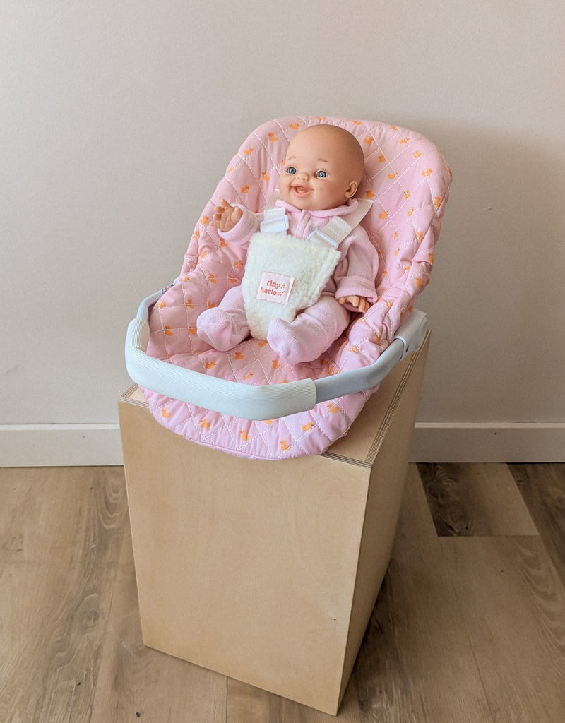 Chargez l'image dans la visionneuse de la galerie, COQUILLE POUR POUPÉE - CANARD ROSE - TINY HARLOW
